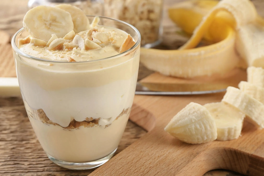 Ev Yapımı Sağlıklı Muzlu Puding Tarifi (12+ Ay)