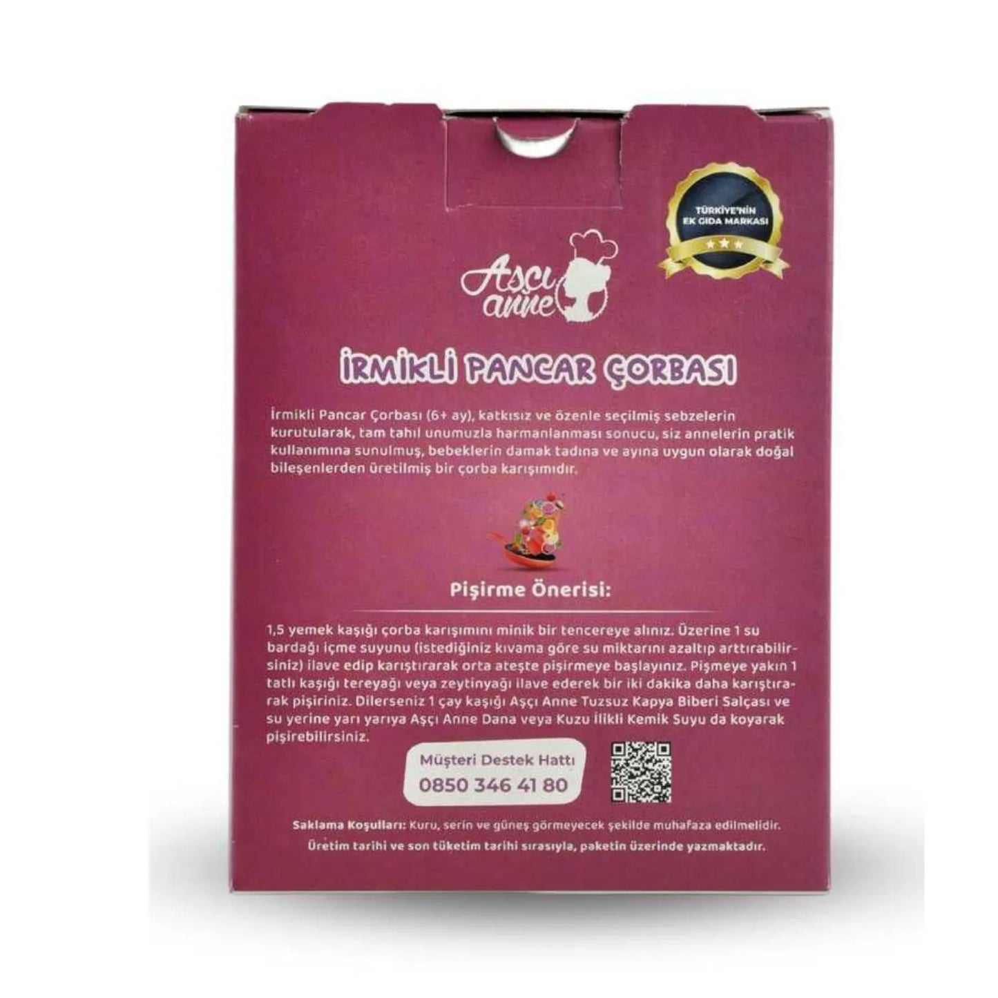 Aşçı Anne İrmikli Pancar Çorbası