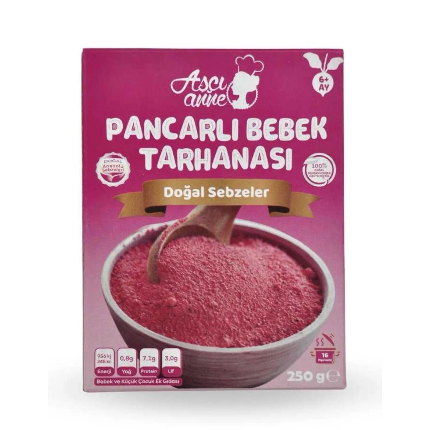 Aşçı Anne Pancarlı Bebek Tarhanası