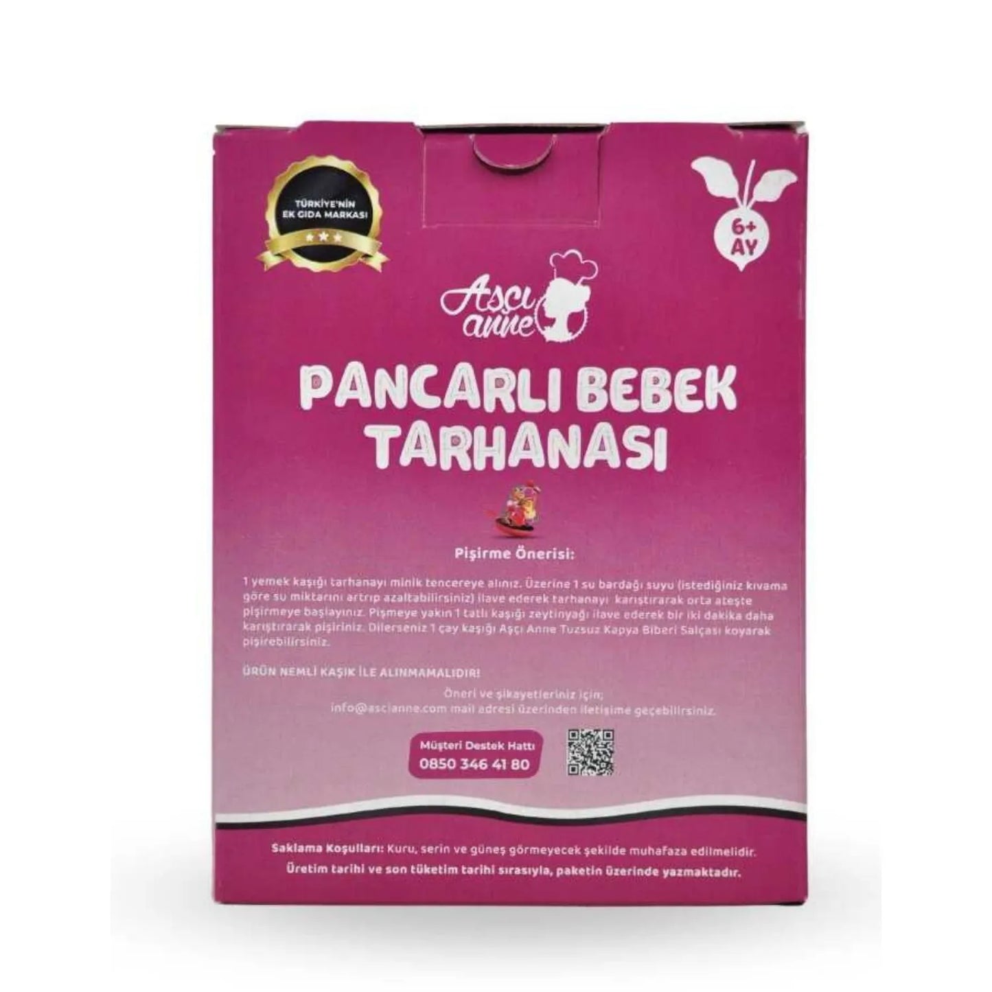 Aşçı Anne Pancarlı Bebek Tarhanası