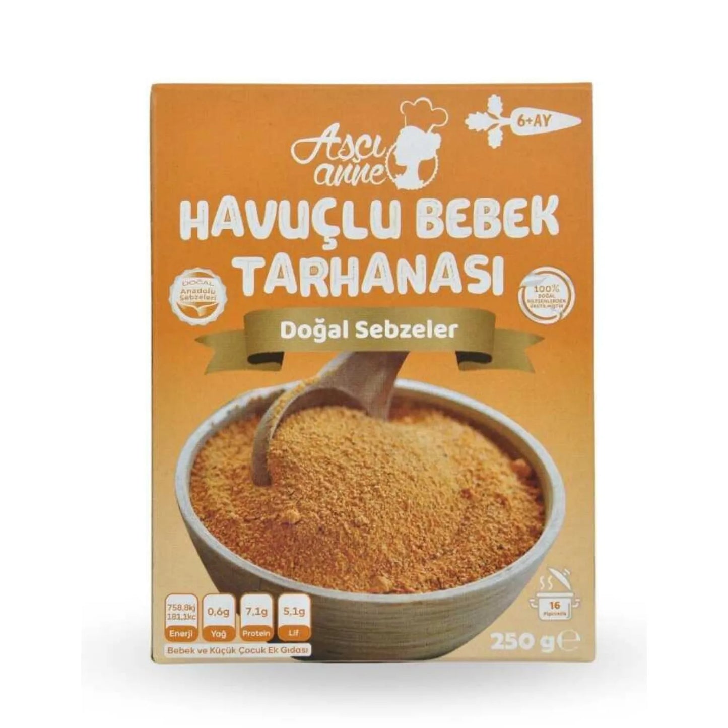 Aşçı Anne Havuçlu Bebek Tarhanası