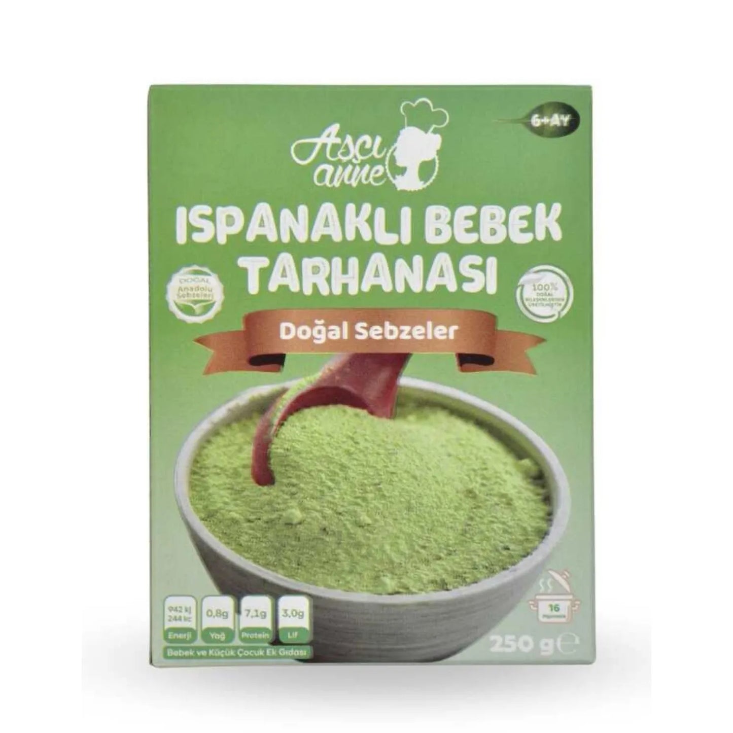 Aşçı Anne Ispanaklı Bebek Tarhanası