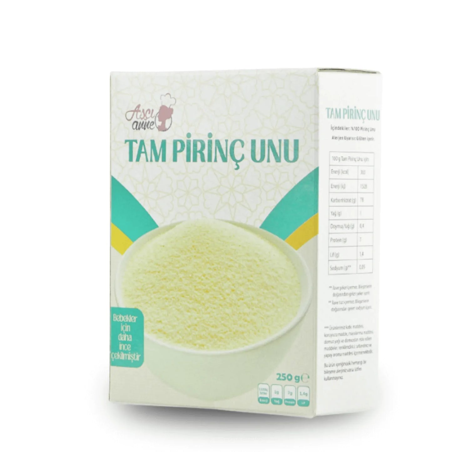 Aşçı Anne Tam Pirinç Unu