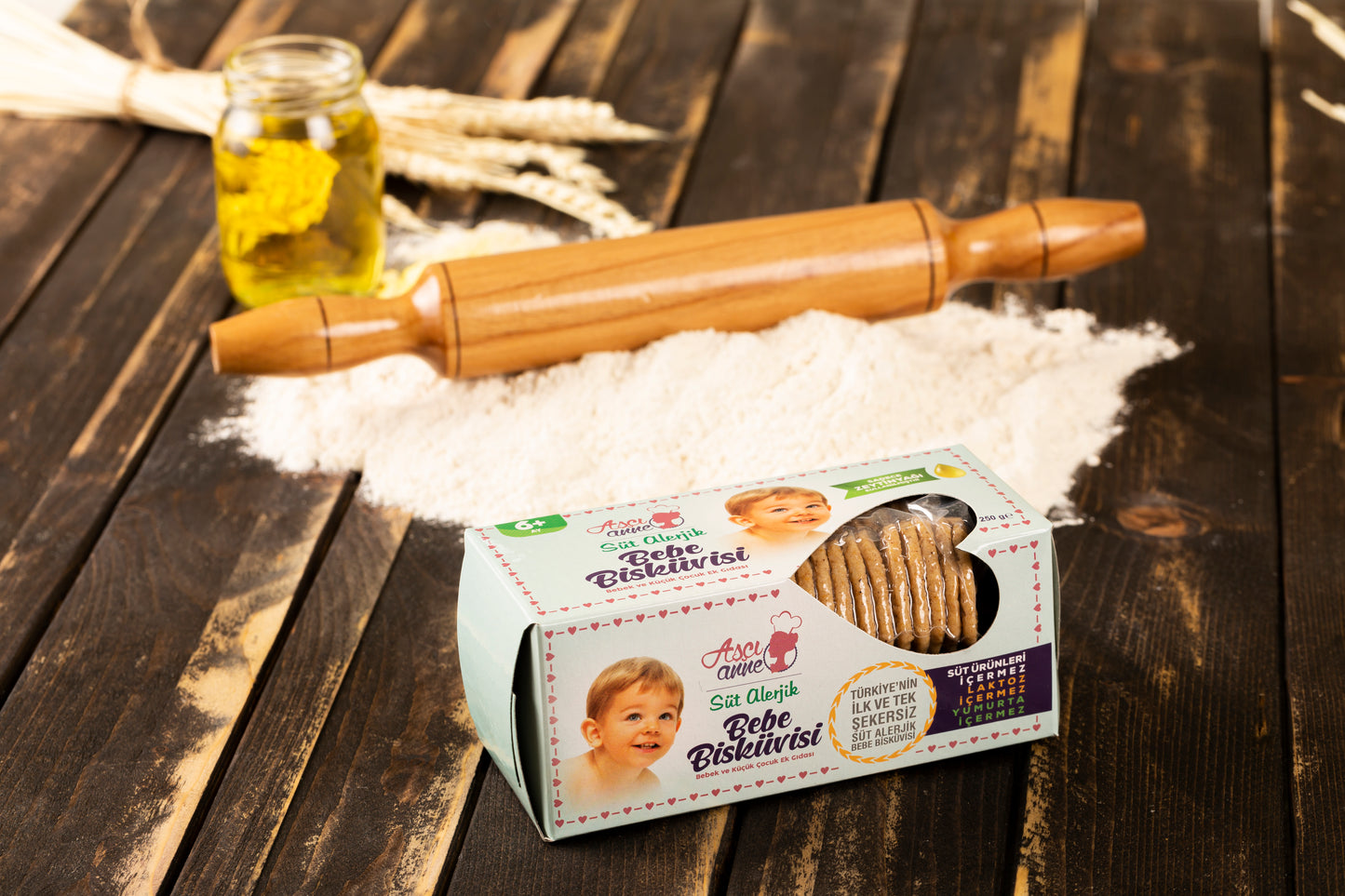 Aşçı Anne Süt Alerjik Bebe Bisküvisi