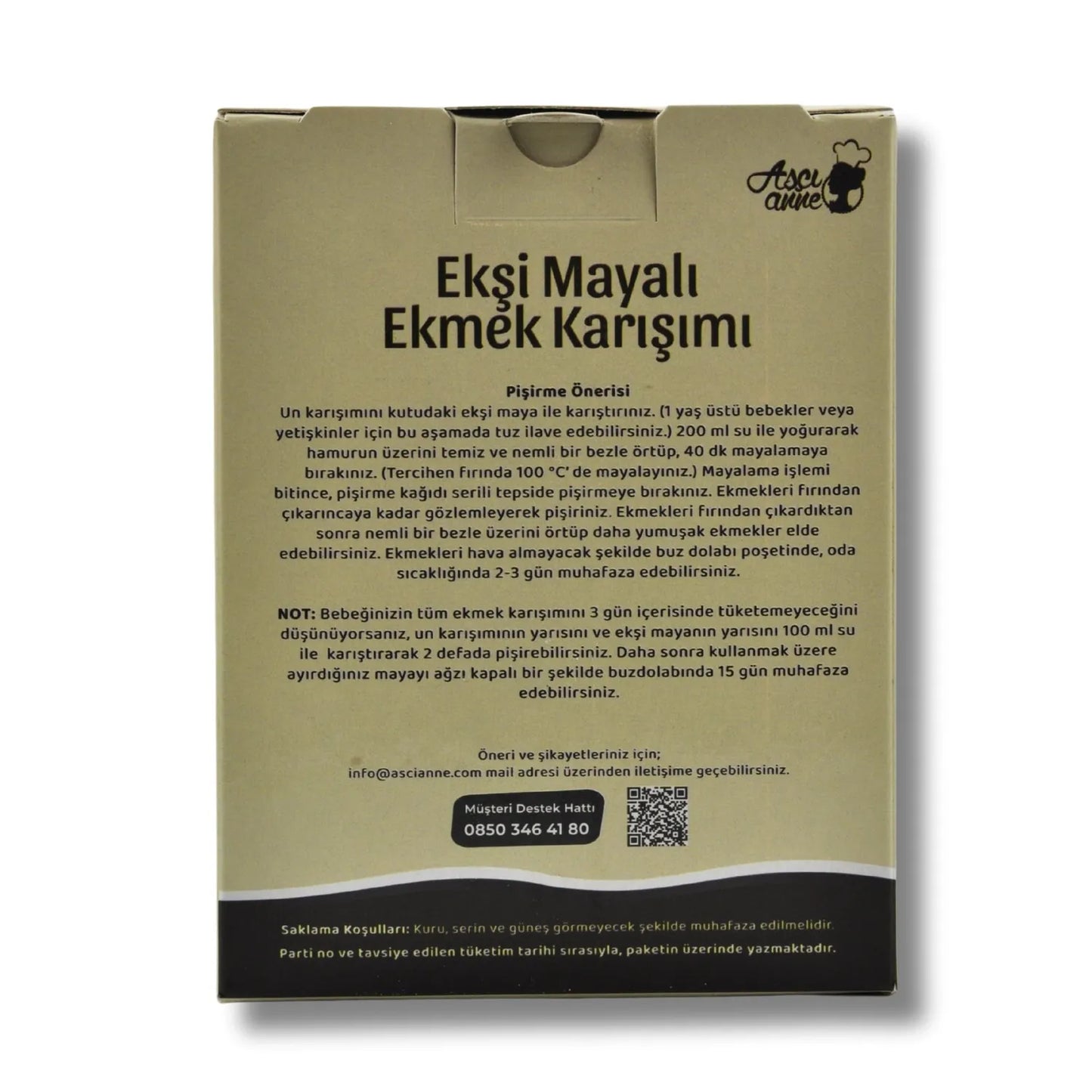 Aşçı Anne Ekşi Mayalı Ekmek Karışımı