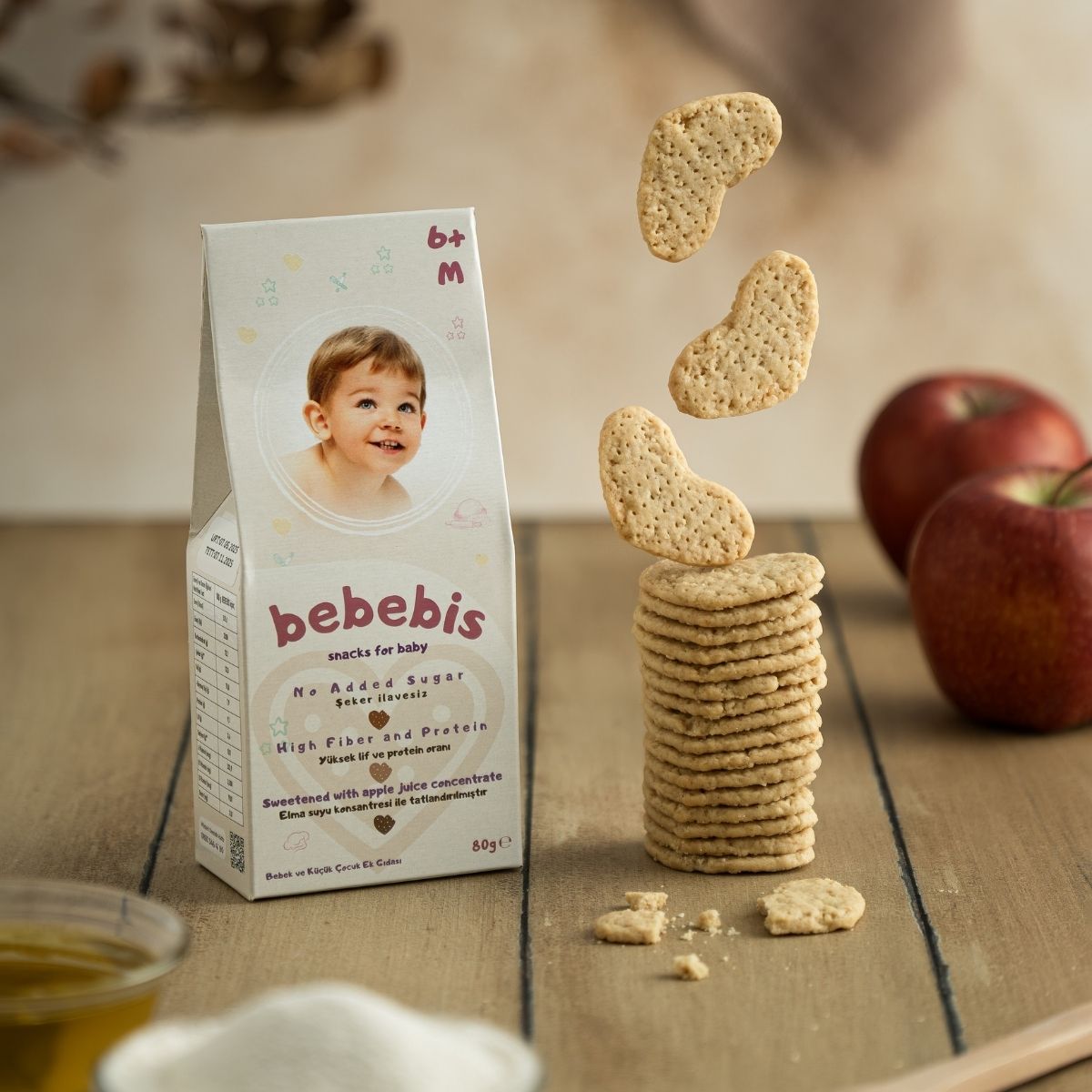 Aşçı Anne Bebebis Vanilyalı Bisküvi