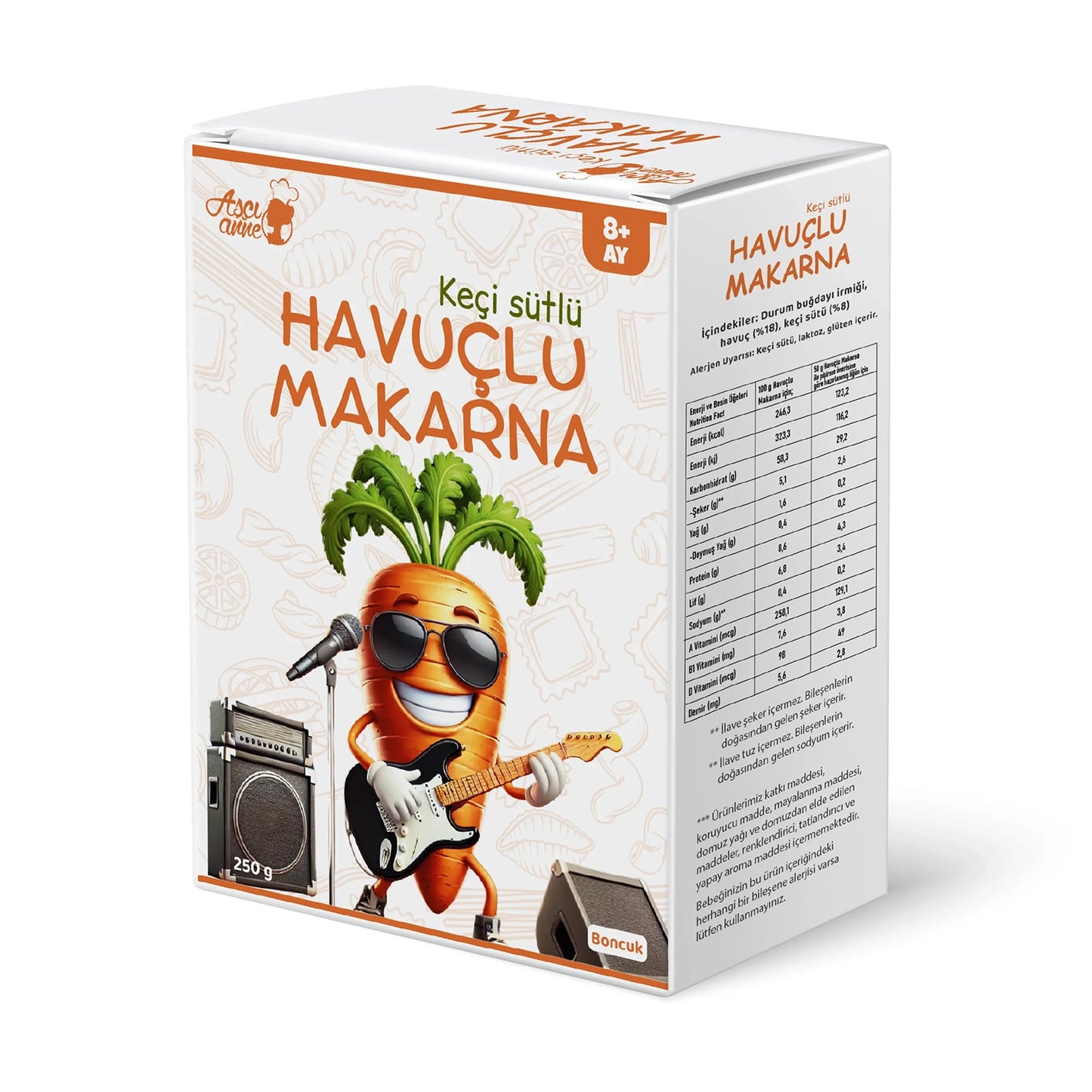 Aşçı Anne Havuçlu Makarna (Boncuk)