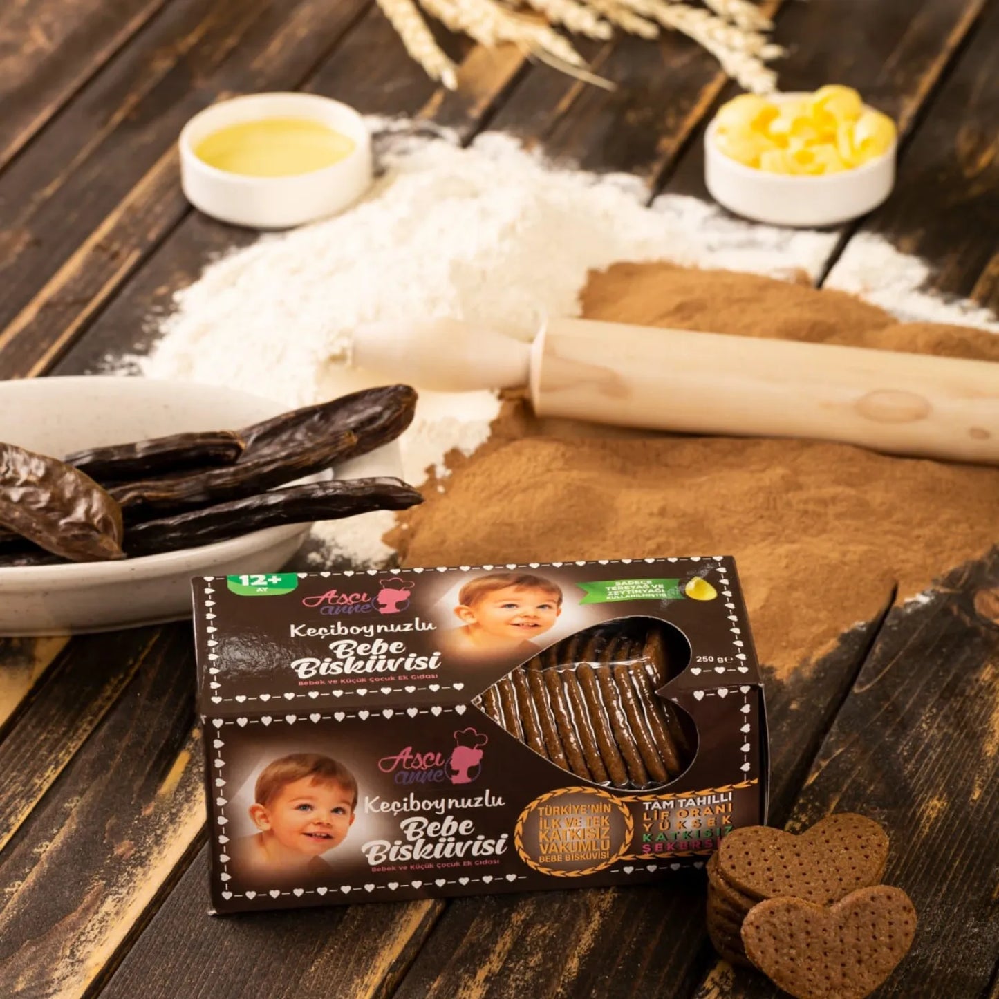 Aşçı Anne Keçiboynuzlu Bebe Bisküvisi
