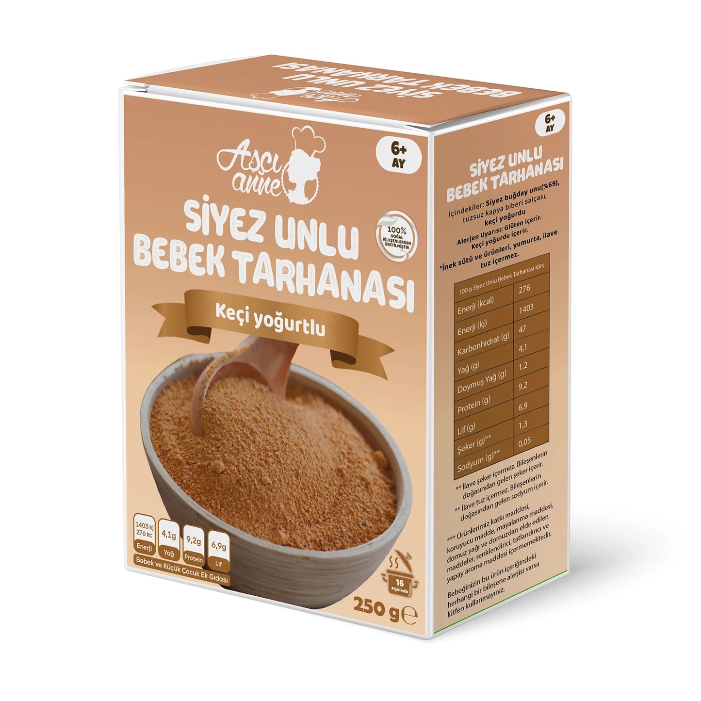 Aşçı Anne Siyez Unlu Bebek Tarhanası