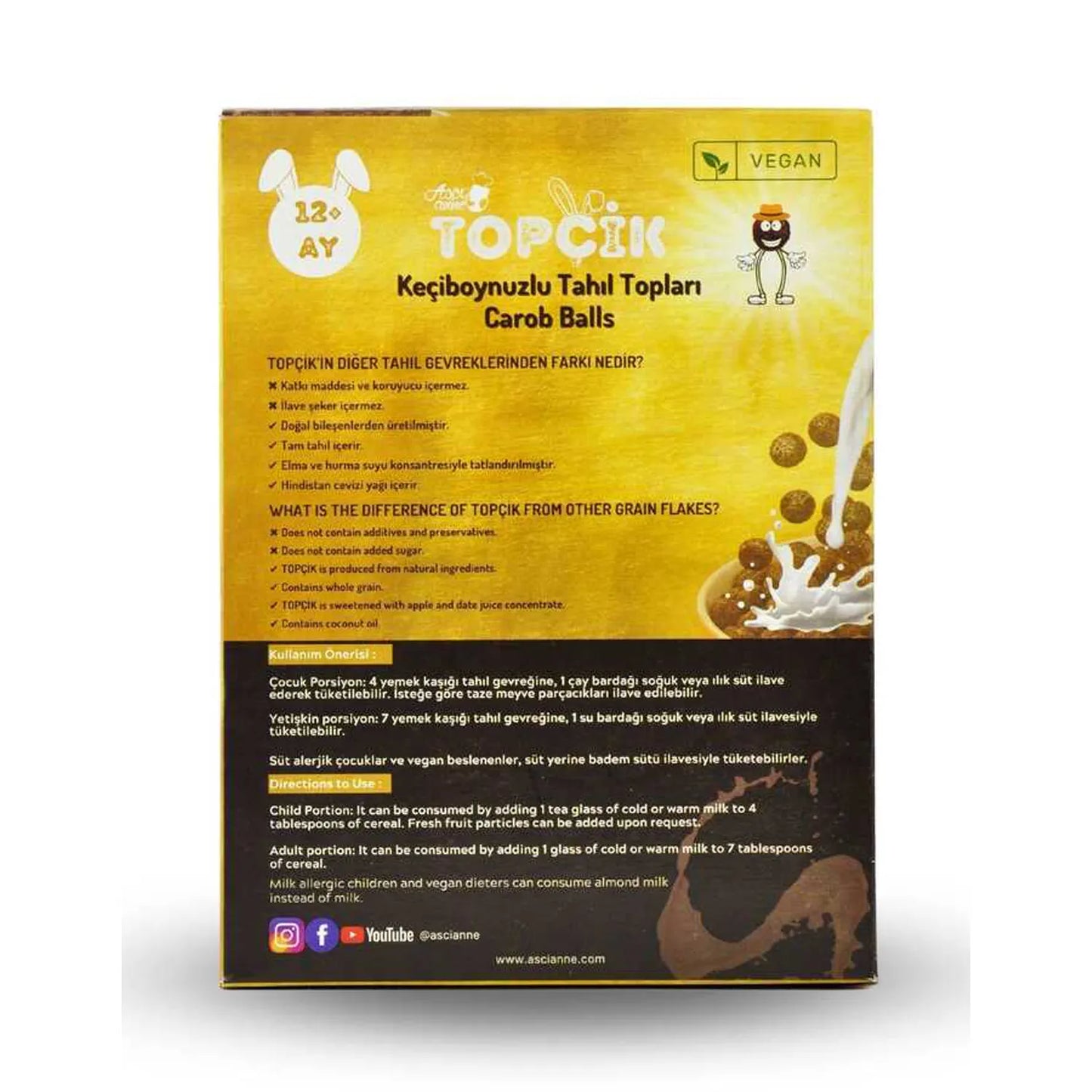 Aşçı Anne Topçik (Keçiboynuzlu Tahıl Topları)