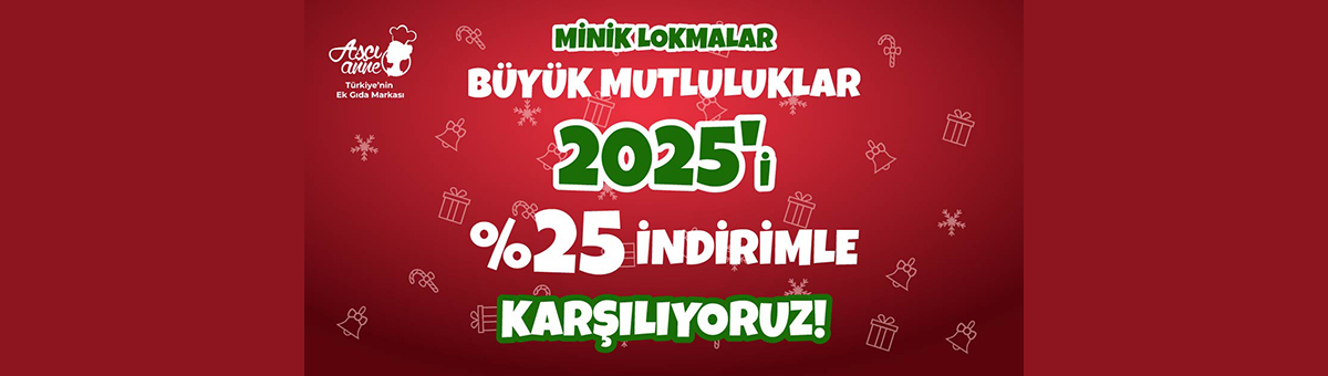 2025'i %25 indirimle karşılıyoruz!