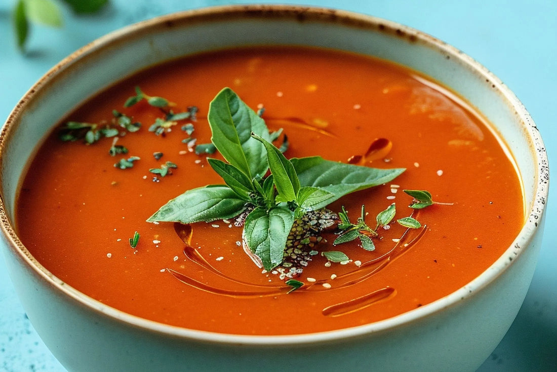 Kekikli Tarhanalı Domates Çorbası (12+ Ay)