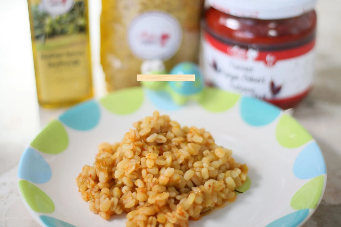 Pırasalı Bulgur Pilavı (10+ Ay)