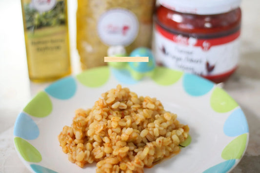 Pırasalı Bulgur Pilavı (10+ Ay)
