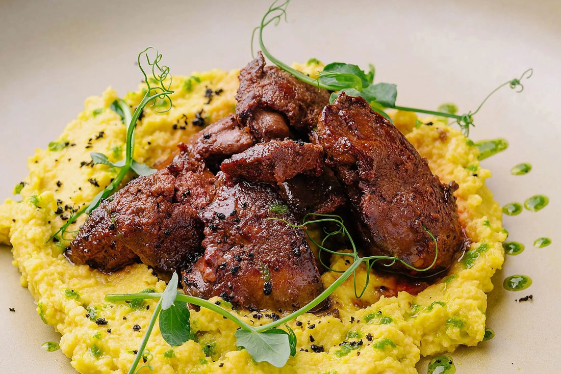 Sebze Püresi Yatağında Dana Kavurma (8+ Ay)