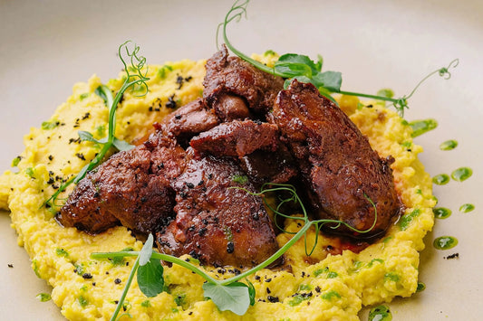 Sebze Püresi Yatağında Dana Kavurma (8+ Ay)