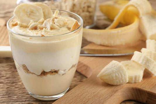 Ev Yapımı Sağlıklı Muzlu Puding Tarifi (12+ Ay)