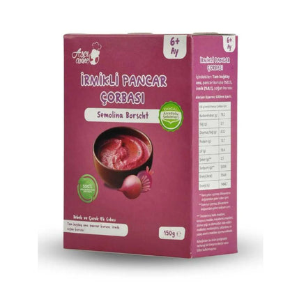 Aşçı Anne İrmikli Pancar Çorbası