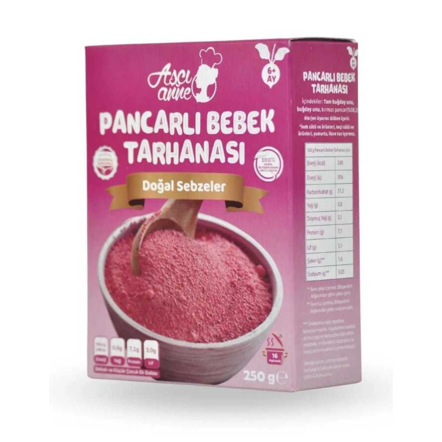 Aşçı Anne Pancarlı Bebek Tarhanası