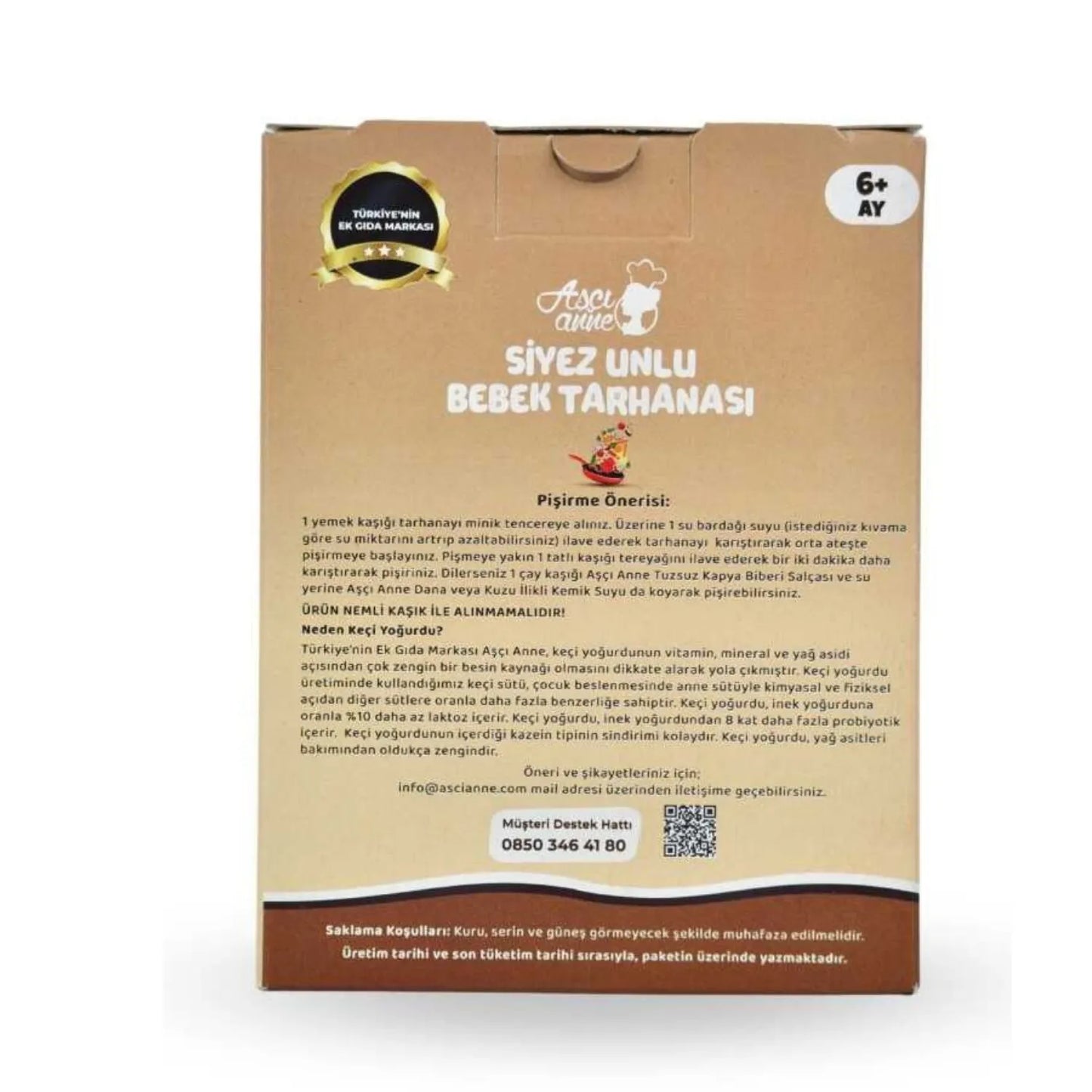 Aşçı Anne Siyez Unlu Bebek Tarhanası