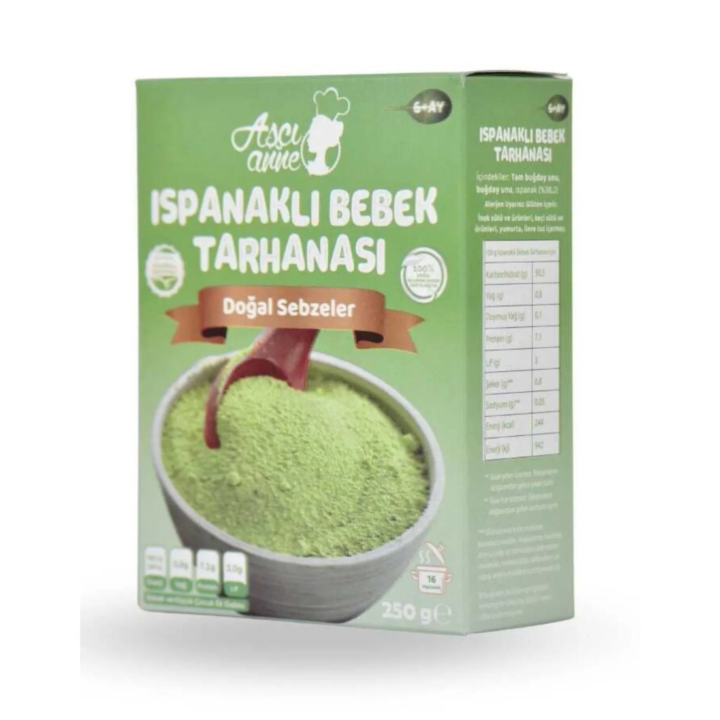 Aşçı Anne Ispanaklı Bebek Tarhanası