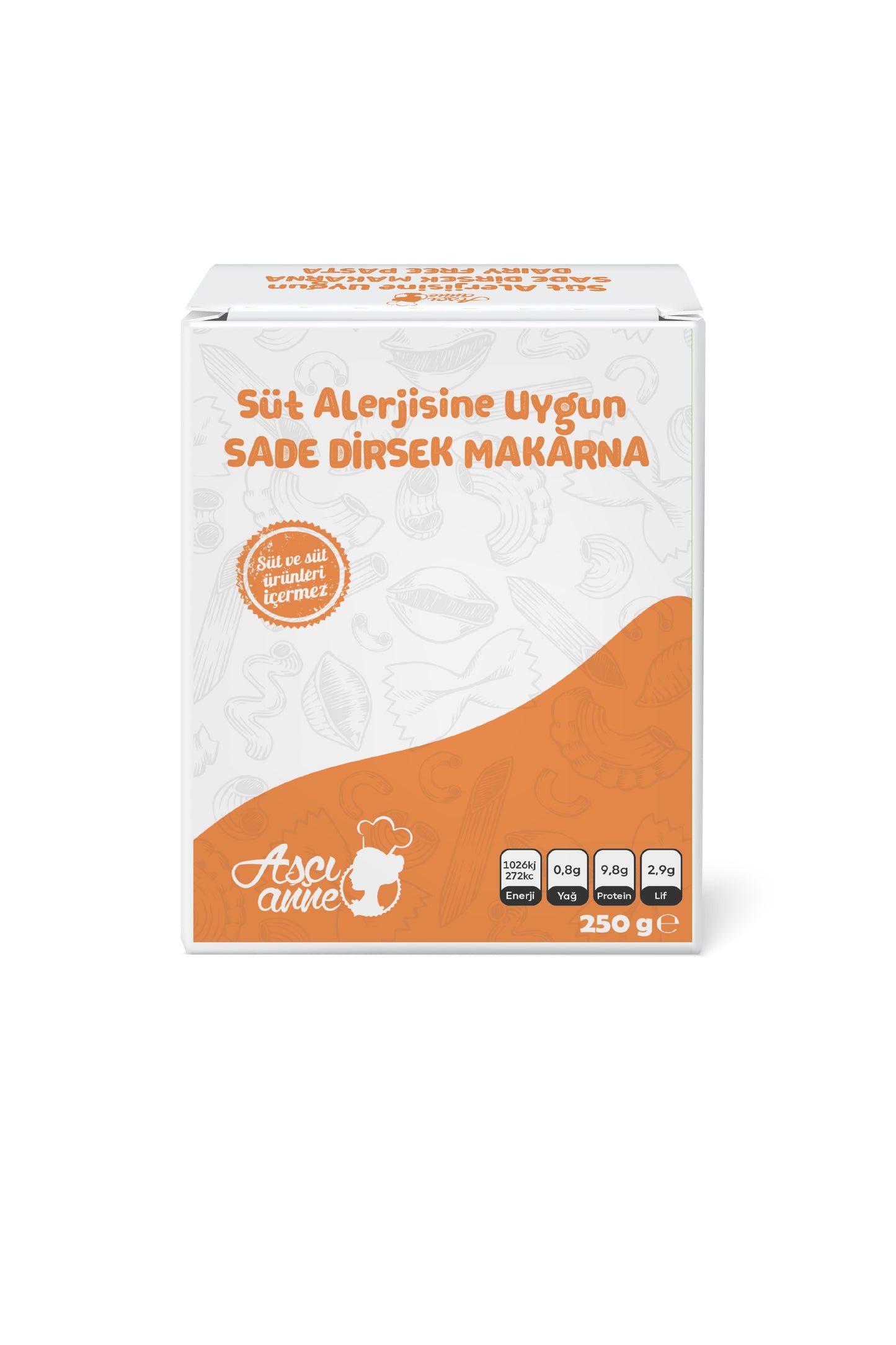 Aşçı Anne Süt Alerjik Makarna (Dirsek)