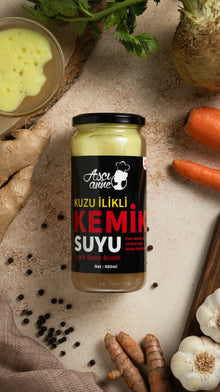 Aşçı Anne Kuzu İlikli Kemik Suyu 8+ Ay