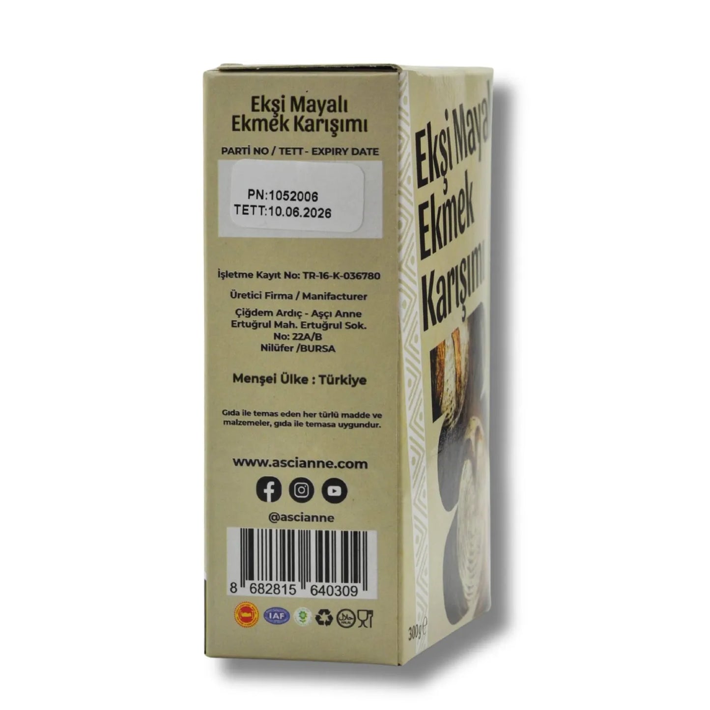 Aşçı Anne Ekşi Mayalı Ekmek Karışımı