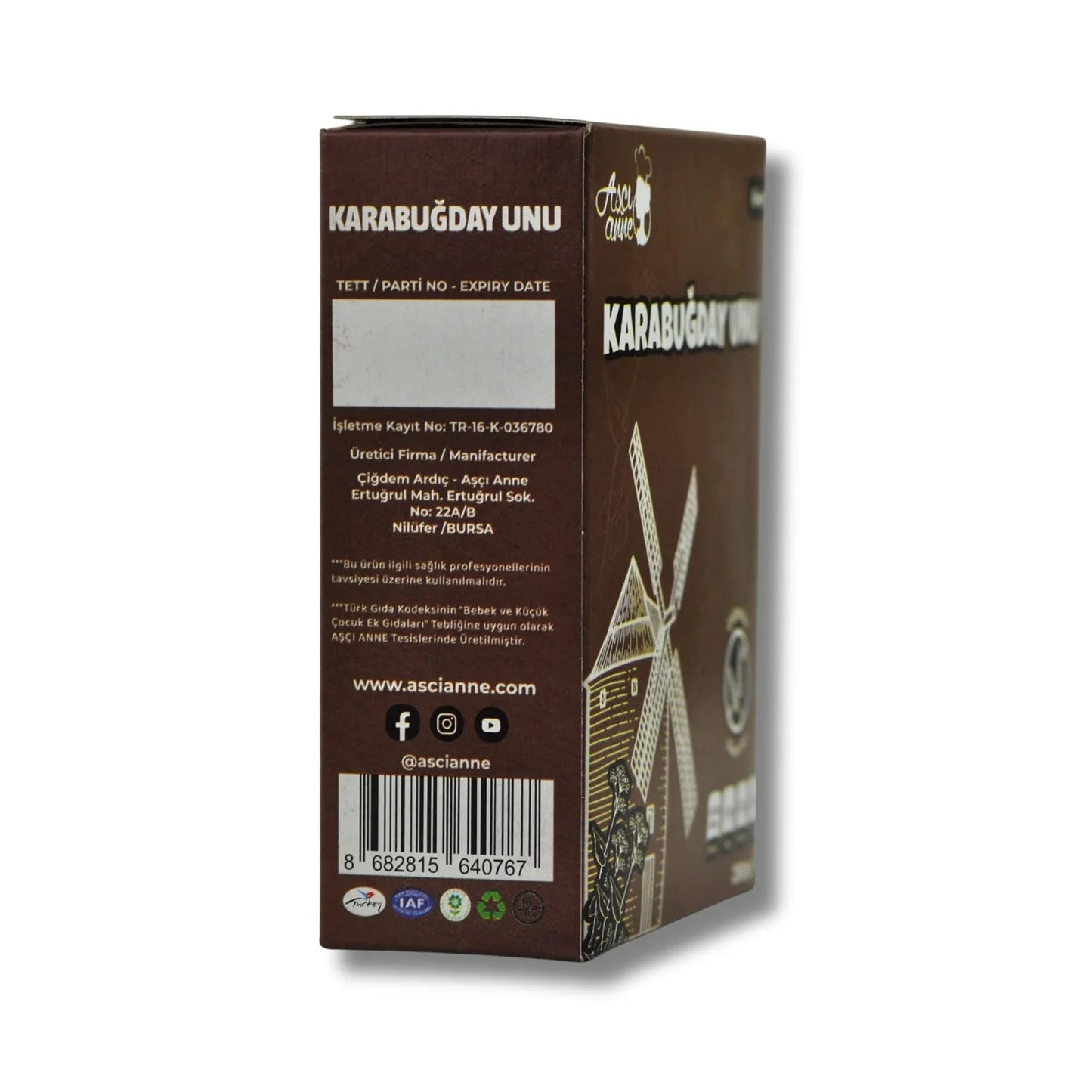 Aşçı Anne Karabuğday Unu