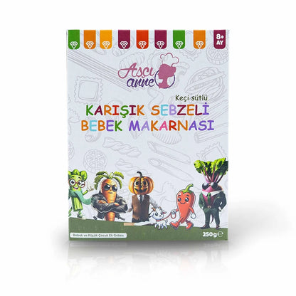 Aşçı Anne Karışık Sebzeli Makarna (Boncuk)