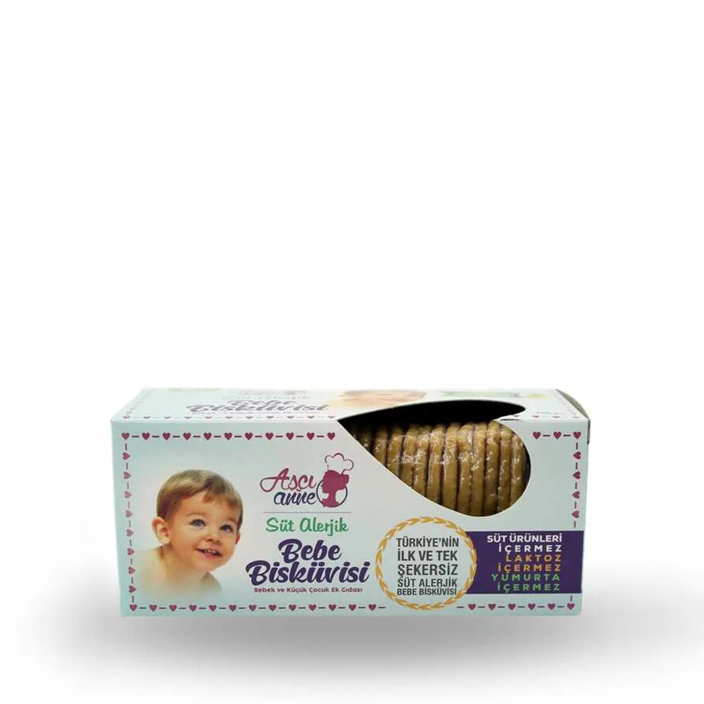 Aşçı Anne Süt Alerjik Bebe Bisküvisi