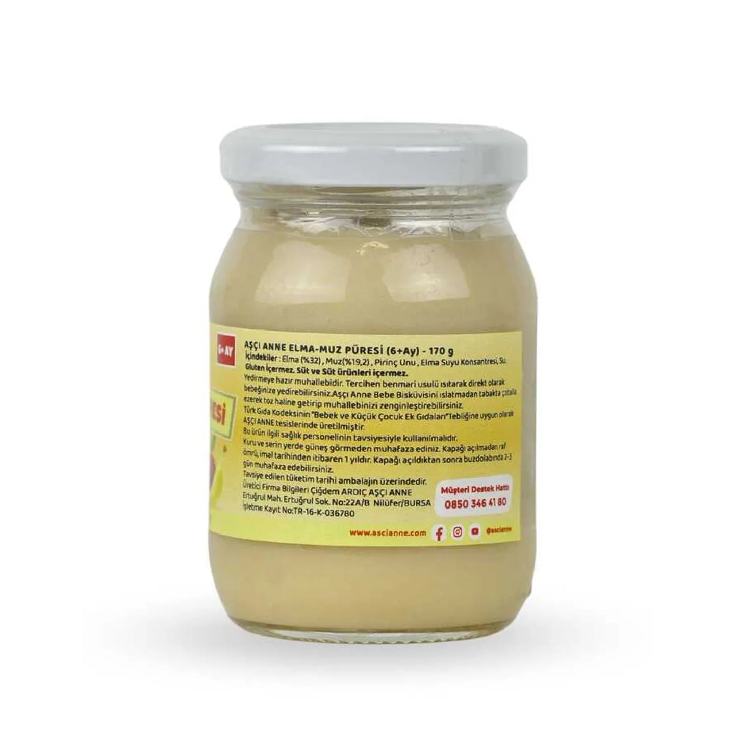 Aşçı Anne Elma Muz Püresi