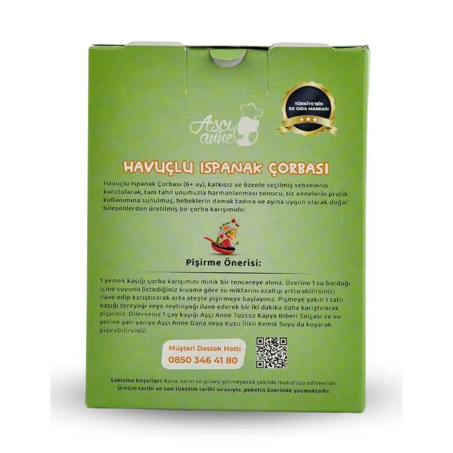 Aşçı Anne Havuçlu Ispanak Çorbası