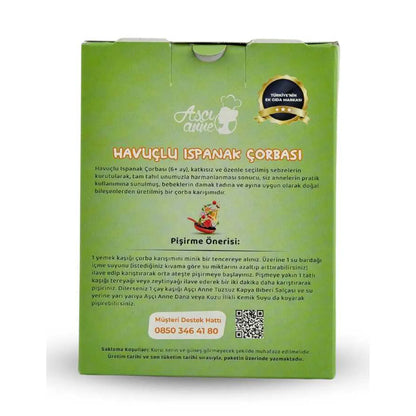 Aşçı Anne Havuçlu Ispanak Çorbası