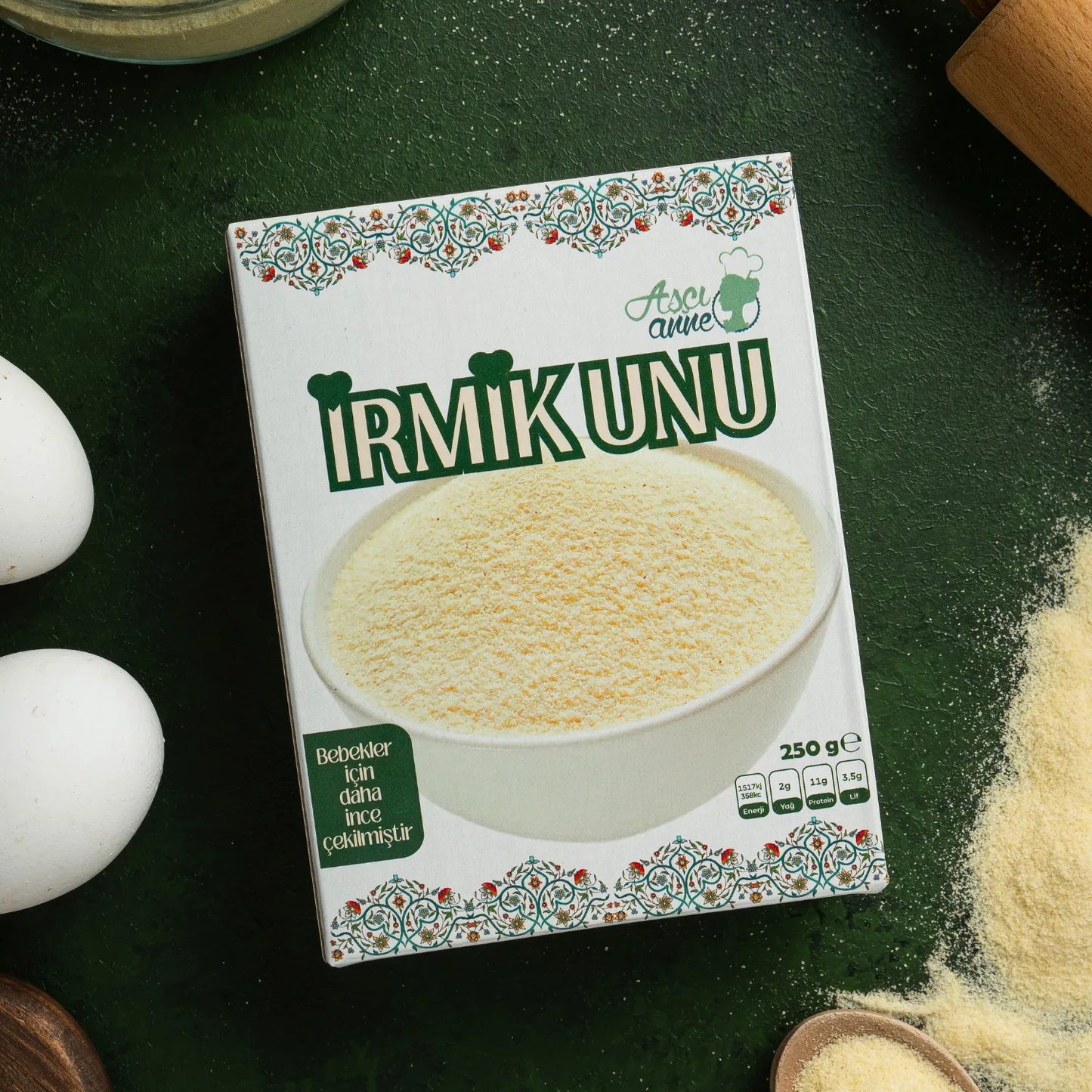 Aşçı Anne Bebek İrmiği - Doğal İrmik Unu 6+ Ay