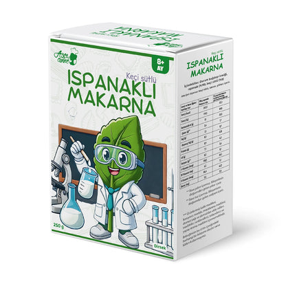 Aşçı Anne Ispanaklı Makarna (Boncuk)