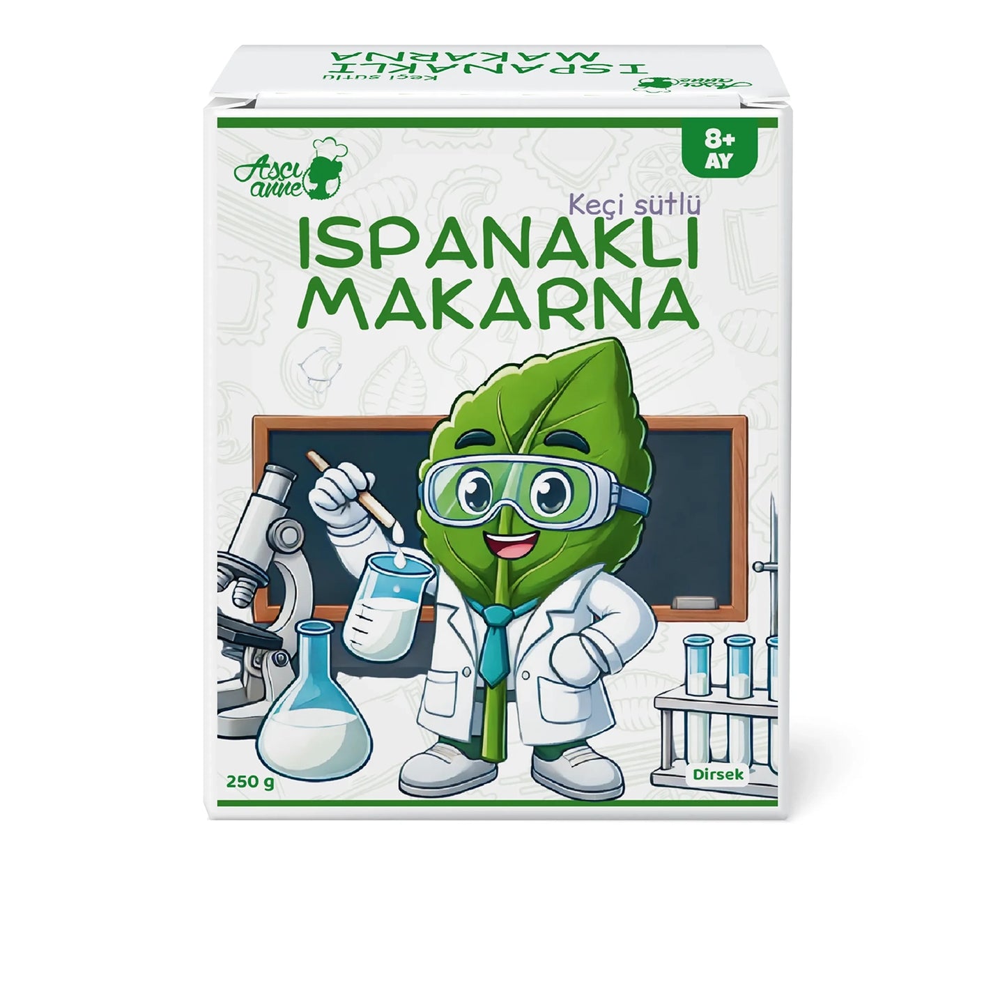 Aşçı Anne Ispanaklı Makarna (Boncuk)