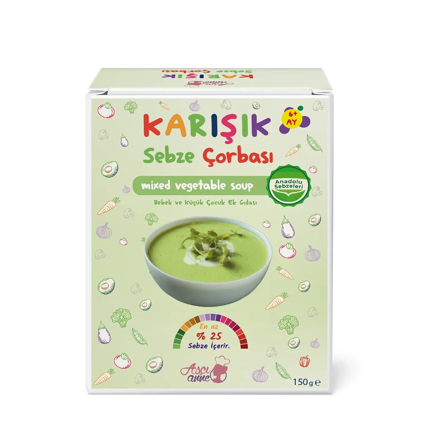 Aşçı Anne Karışık Sebze Çorbası