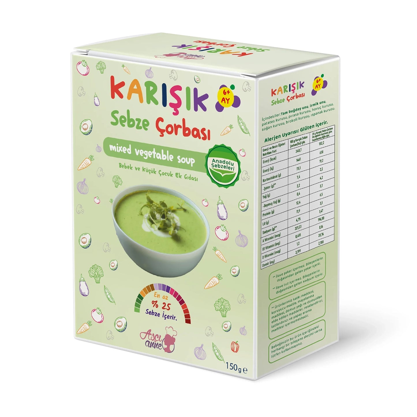 Aşçı Anne Karışık Sebze Çorbası