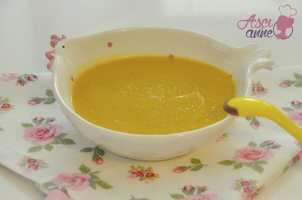 Pumpkin Carrot Hide Soup for Babies (8+ Months)